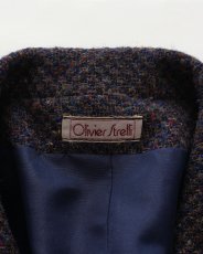 画像8: 〜80's Olivier Strelli WOOL TWEED DOLMAN SLEEVE TAILORED JACKET (8)