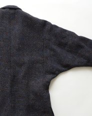 画像7: 〜80's Olivier Strelli WOOL TWEED DOLMAN SLEEVE TAILORED JACKET (7)