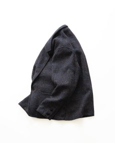 画像3: 〜80's Olivier Strelli WOOL TWEED DOLMAN SLEEVE TAILORED JACKET (3)