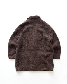 画像3: OLD UNKNOWN BRAND WOOL BOUCLE SHAWL COLLAR JACKET (3)