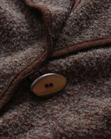 画像7: OLD UNKNOWN BRAND WOOL BOUCLE SHAWL COLLAR JACKET (7)