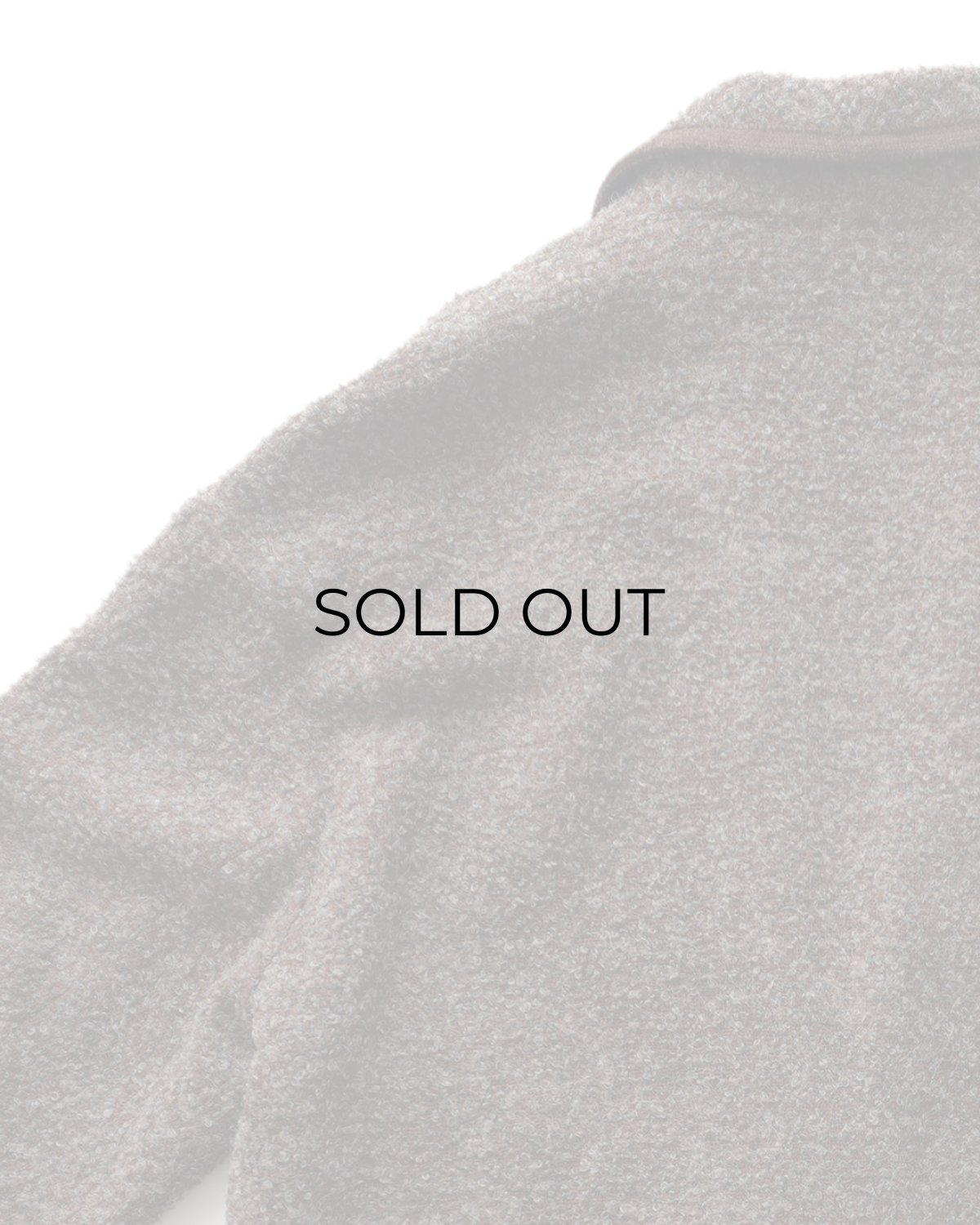 画像6: OLD UNKNOWN BRAND WOOL BOUCLE SHAWL COLLAR JACKET (6)