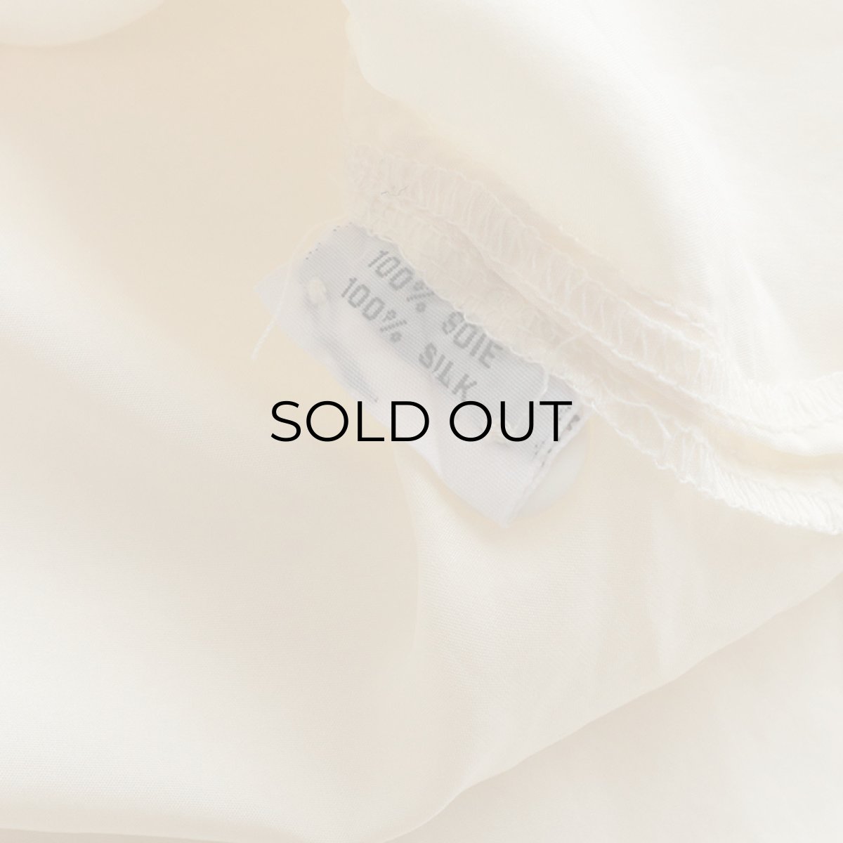 画像8: La Soie SILK OPEN COLLAR SHIRT (8)