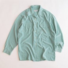 画像1: GERARD DAREL SILK OPEN COLLAR SHIRT (1)