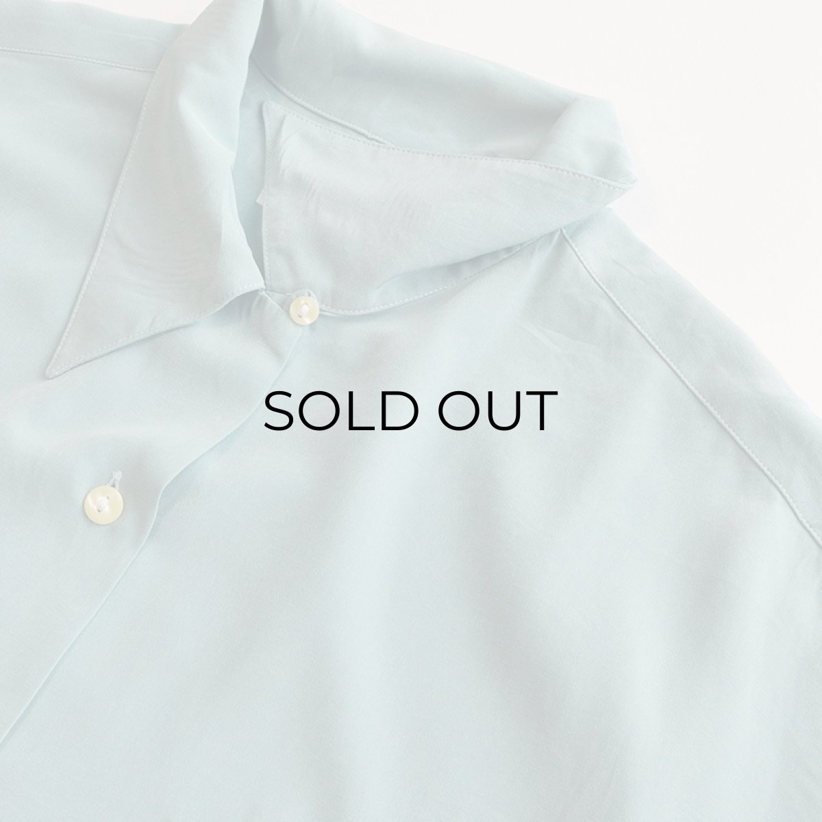 画像5: GERARD DAREL SILK OPEN COLLAR SHIRT (5)