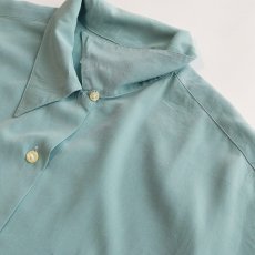 画像5: GERARD DAREL SILK OPEN COLLAR SHIRT (5)