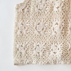 画像4: COTTON CROCHET VEST (4)