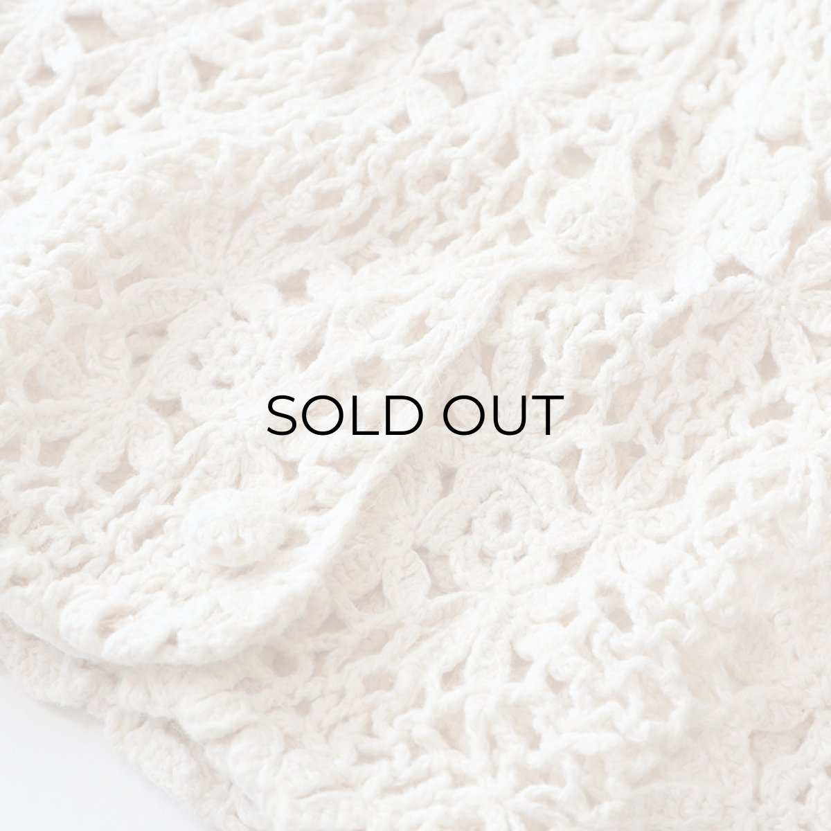 画像5: COTTON CROCHET VEST (5)