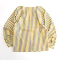 画像2: OLD UNKNOWN BRAND EURO STRIPE PULLOVER BLOUSE (2)