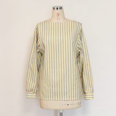 画像8: OLD UNKNOWN BRAND EURO STRIPE PULLOVER BLOUSE (8)