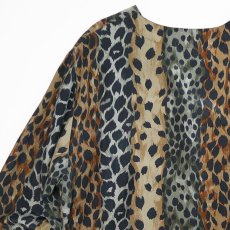 画像5: Felisia CUPRO LEOPARD PRINT V NECK BLOUSE (5)