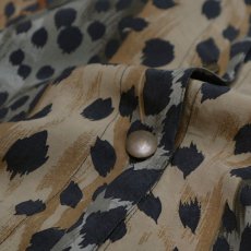画像6: Felisia CUPRO LEOPARD PRINT V NECK BLOUSE (6)