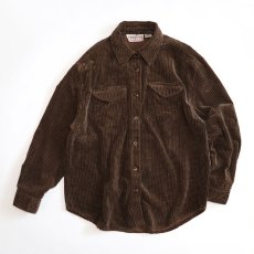 画像1: carolina COLOURS WAFFLE CORDUROY SHIRT (1)