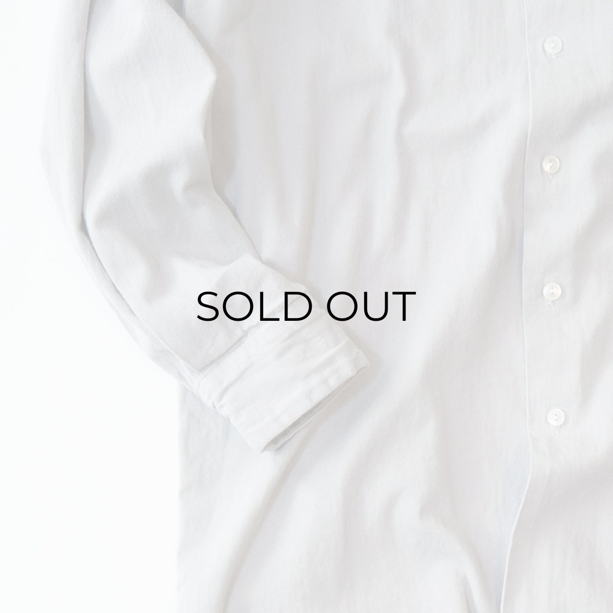 画像4: OLD COTTON TWILL EURO GRANDFATHER SHIRT (4)