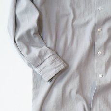 画像4: OLD COTTON TWILL EURO GRANDFATHER SHIRT (4)