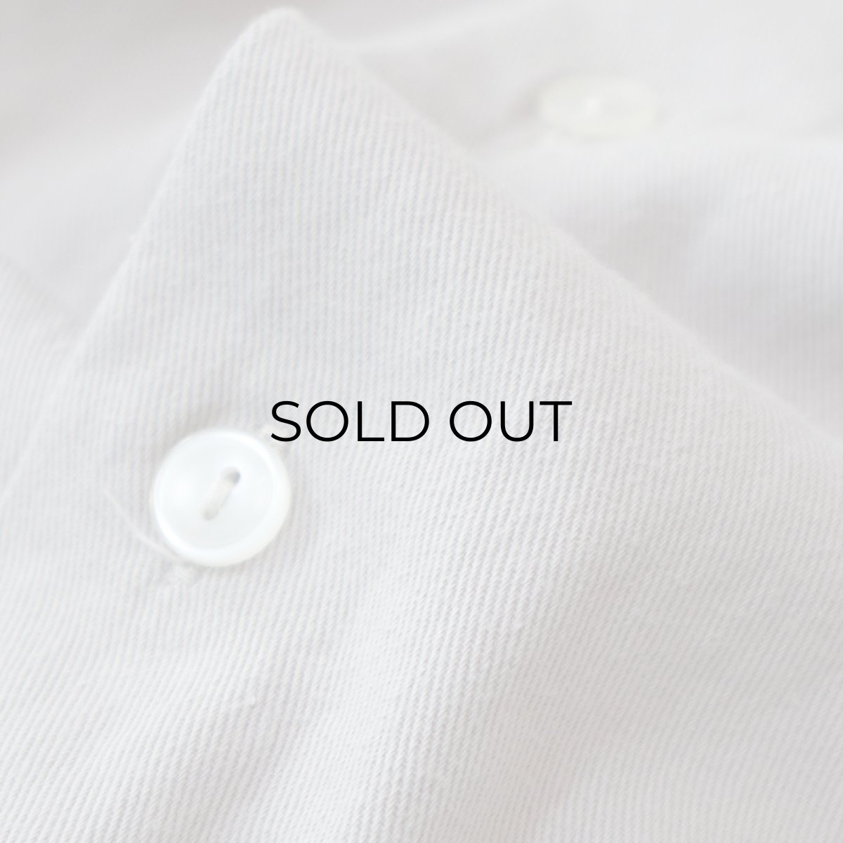 画像6: OLD COTTON TWILL EURO GRANDFATHER SHIRT (6)