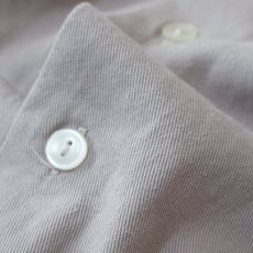 画像6: OLD COTTON TWILL EURO GRANDFATHER SHIRT (6)