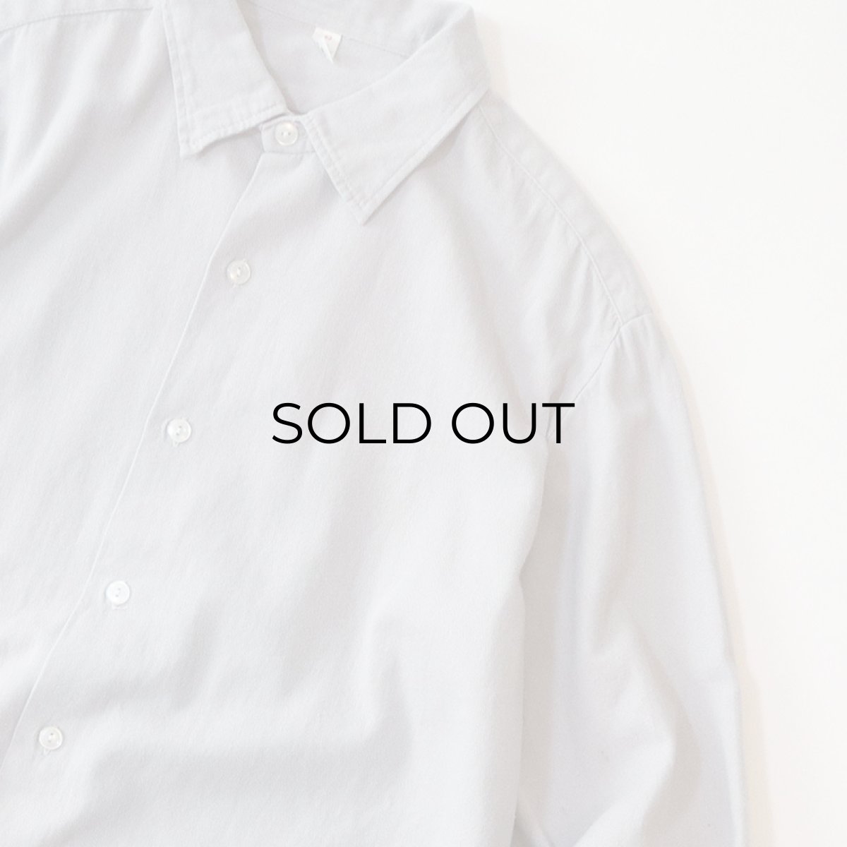 画像3: OLD COTTON TWILL EURO GRANDFATHER SHIRT (3)