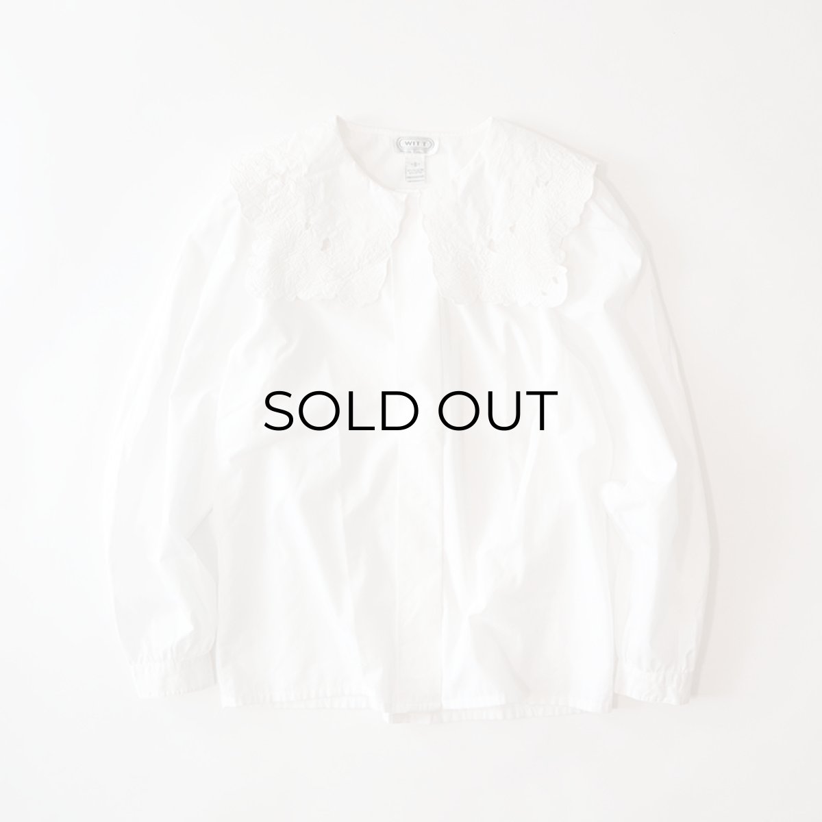 画像1: WITT CUTWORK COLLAR BLOUSE (1)