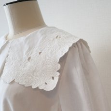 画像10: WITT CUTWORK COLLAR BLOUSE (10)