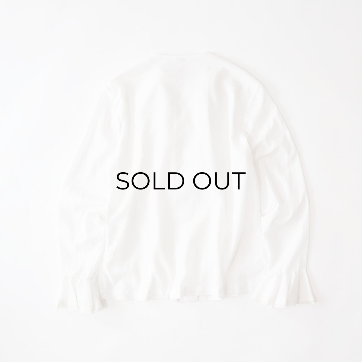 画像2: OLD Patty's OF TEXAS FRILL COLLAR BLOUSE (2)