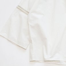 画像4: UNKNOWN BRAND COTTON CROPPED PULLOVER BLOUSE (4)