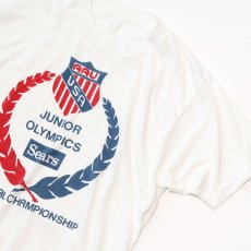 画像3: 70's UNKNOWN BRAND PRINT S/S TEE "JUNIOR OLYMPICS" "Sears" (3)