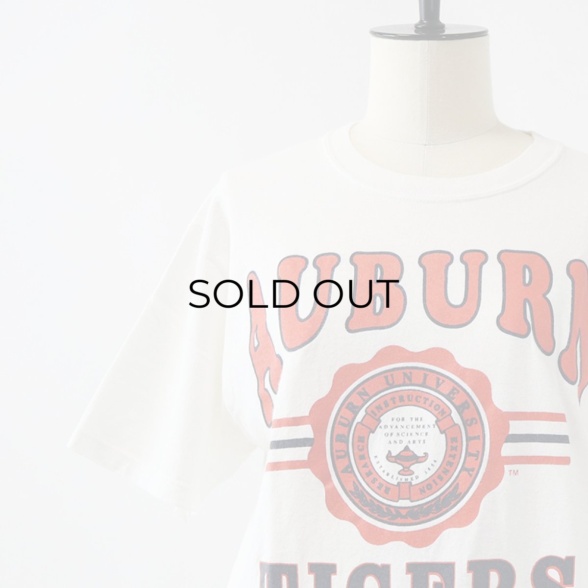 画像7: 〜90's RUSSELL COTTON PRINT S/S TEE "AUBURN TIGERS" (7)