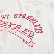 画像4: 〜70's Chev-Craft Inc. COTTON PRINT S/S TEE "ST. STANISLAUS PHYS. ED." (4)