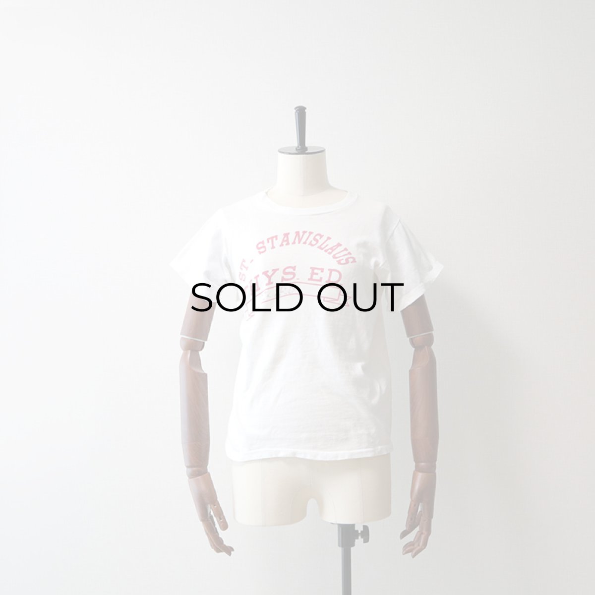 画像13: 〜70's Chev-Craft Inc. COTTON PRINT S/S TEE "ST. STANISLAUS PHYS. ED." (13)