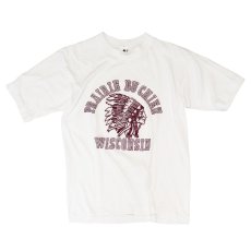 画像1: 80's downerwear PRINT S/S TEE "PRAIRIE DU CHIEN WISCONSIN" (1)