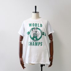 画像8: 80's UNKNOWN BRAND PRINT S/S TEE "1981 WORLD CHAMPS BOSTON CELTICS" (8)