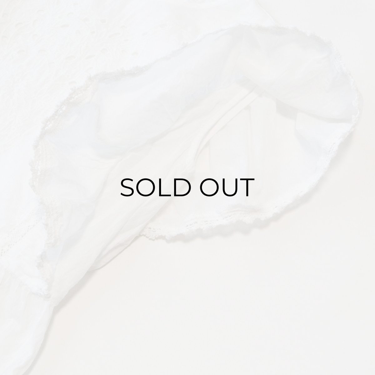 画像5: UNKNOWN BRAND RUFFLE SLEEVE BLOUSE (5)