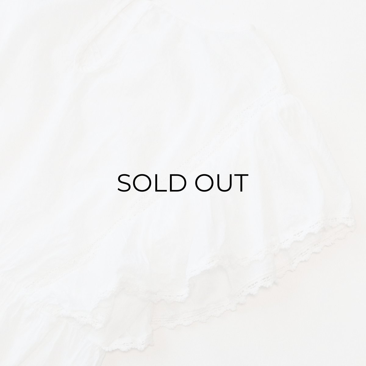 画像7: UNKNOWN BRAND RUFFLE SLEEVE BLOUSE (7)