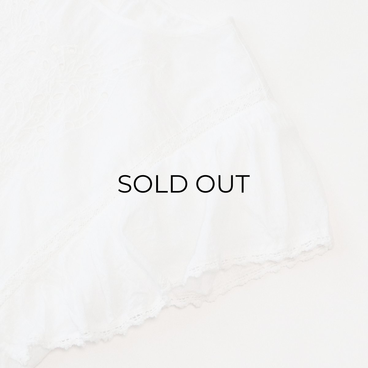 画像4: UNKNOWN BRAND RUFFLE SLEEVE BLOUSE (4)