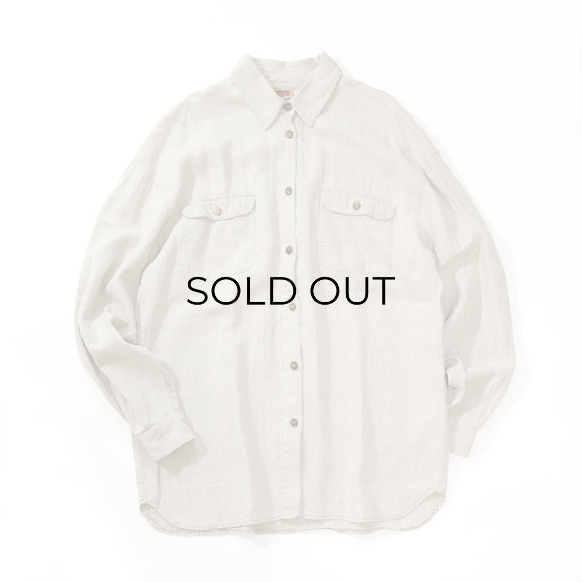 画像2: No1 COLLECTION LINEN OVER SIZE SHIRT (2)