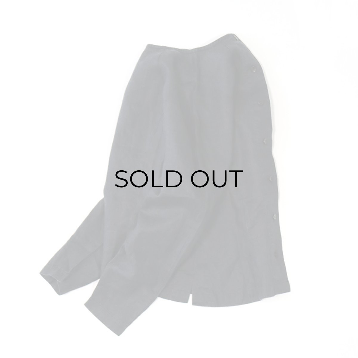 画像2: SALAH TAYLOR RAMIE DOLMAN SLEEVE BACK BUTTON BLOUSE (2)