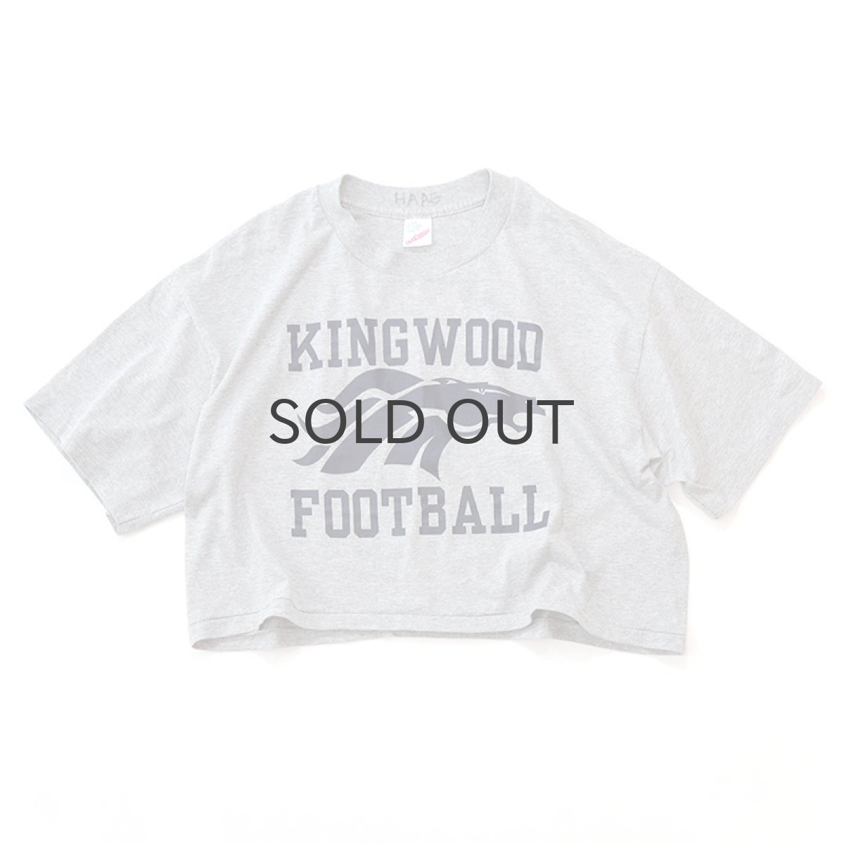 画像1: 〜90's DUKE PRINT S/S CROPPED TEE "KING WOOD" (1)