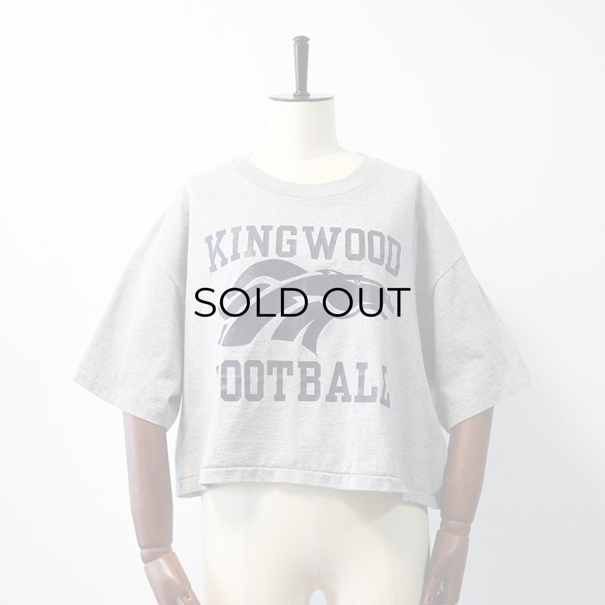 画像7: 〜90's DUKE PRINT S/S CROPPED TEE "KING WOOD" (7)