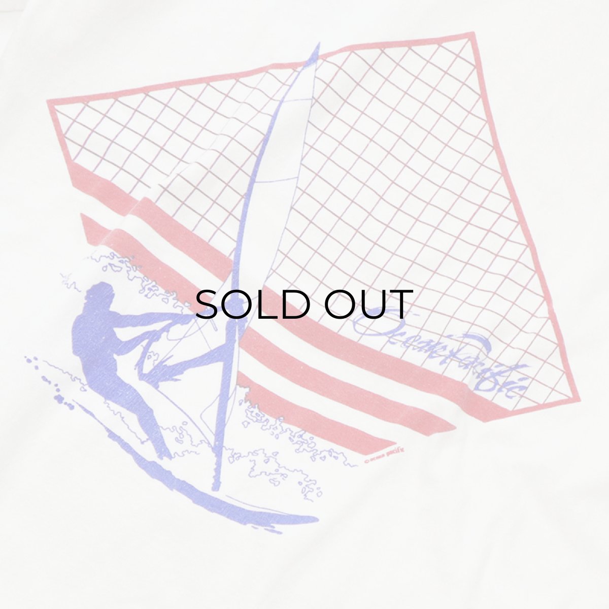 画像6: 80's Ocean Pacific COTTON W-PRINT S/S TEE (6)