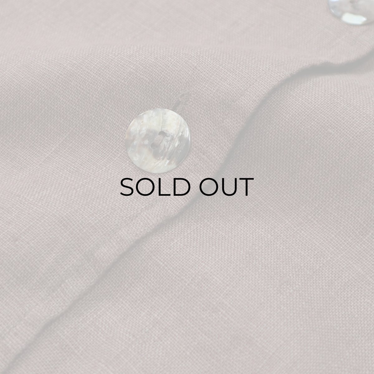 画像5: PLAZA SOUTH LINEN DROP SHOULDER V NECK BLOUSE (5)