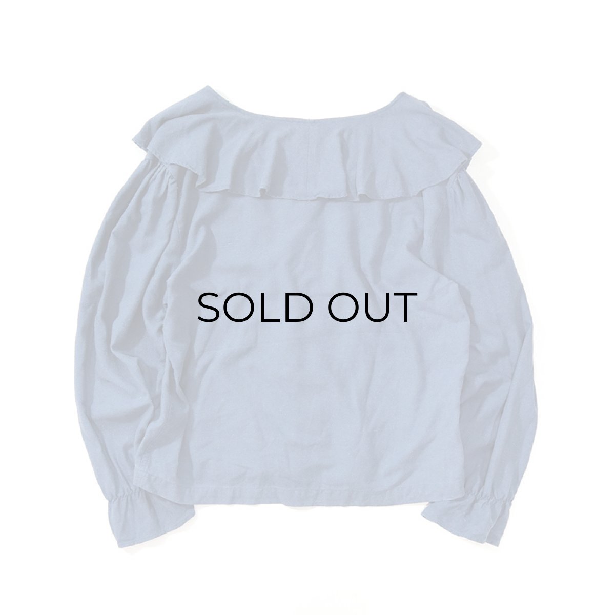 画像2: MODA INT'L SILK RUFFLE COLLAR BLOUSE (2)