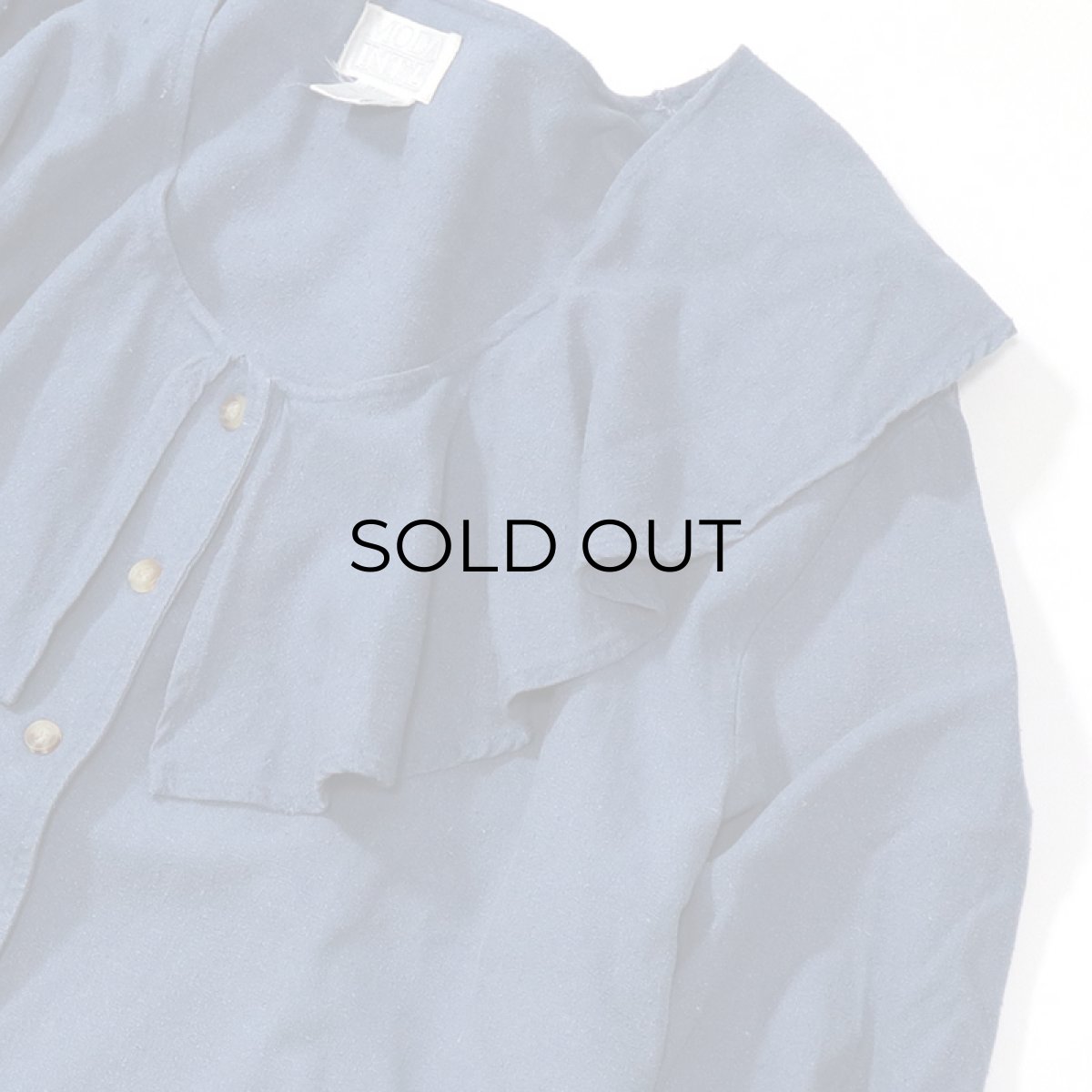 画像3: MODA INT'L SILK RUFFLE COLLAR BLOUSE (3)