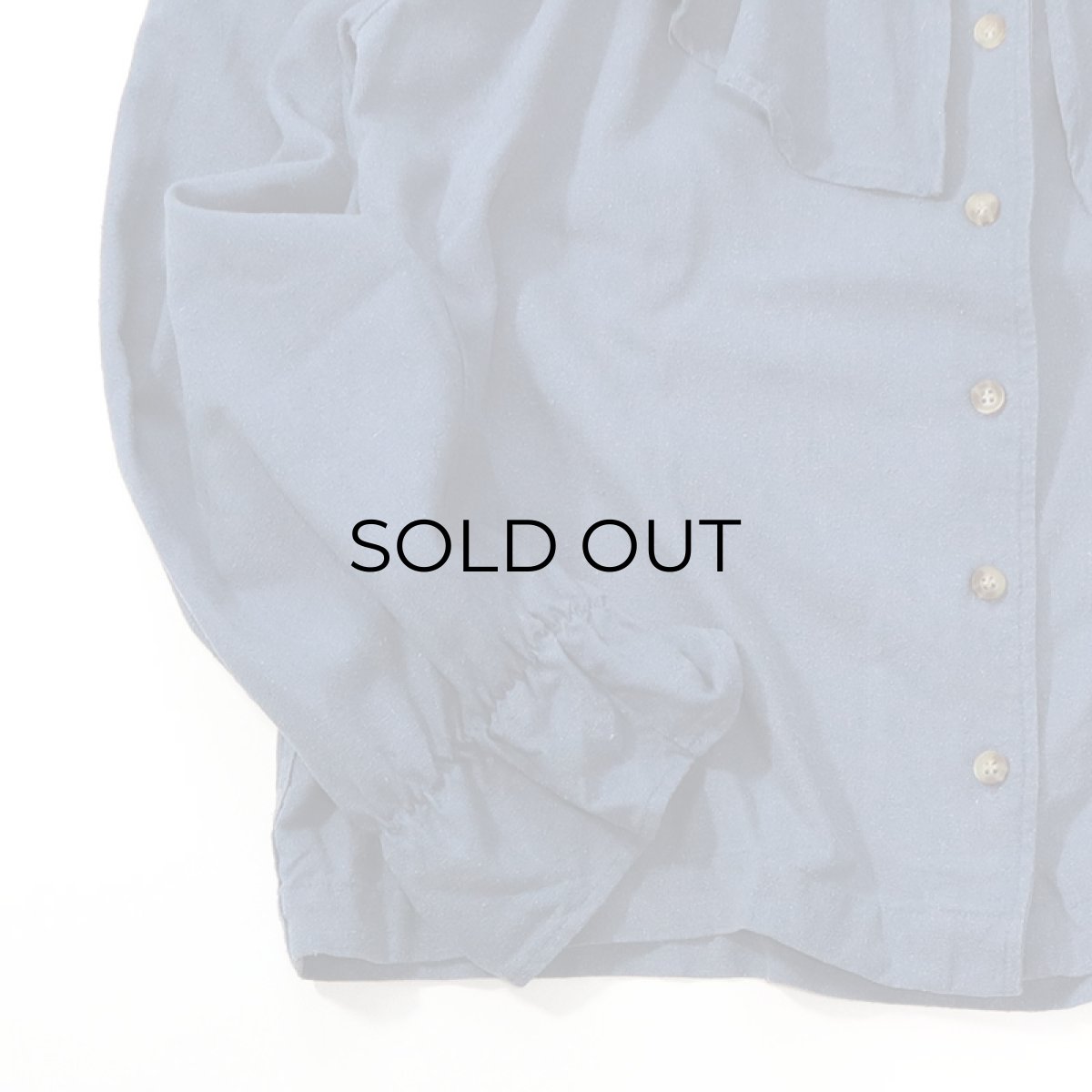 画像4: MODA INT'L SILK RUFFLE COLLAR BLOUSE (4)