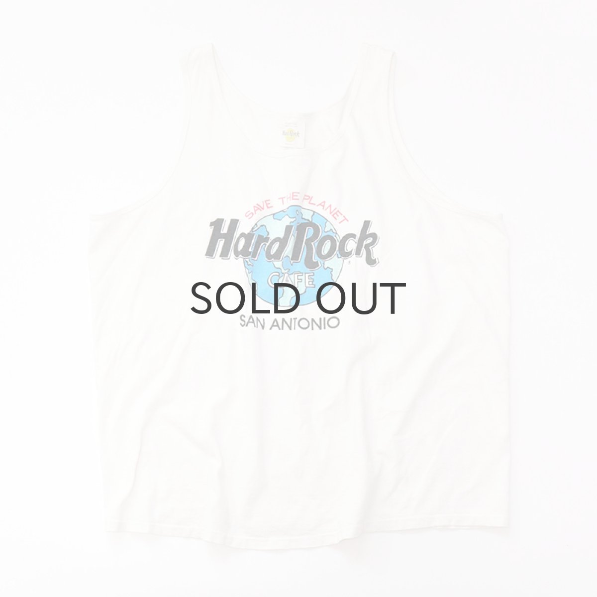 画像1: 80's Hard Rock CAFE COTTON PRINT TANK TOP (1)