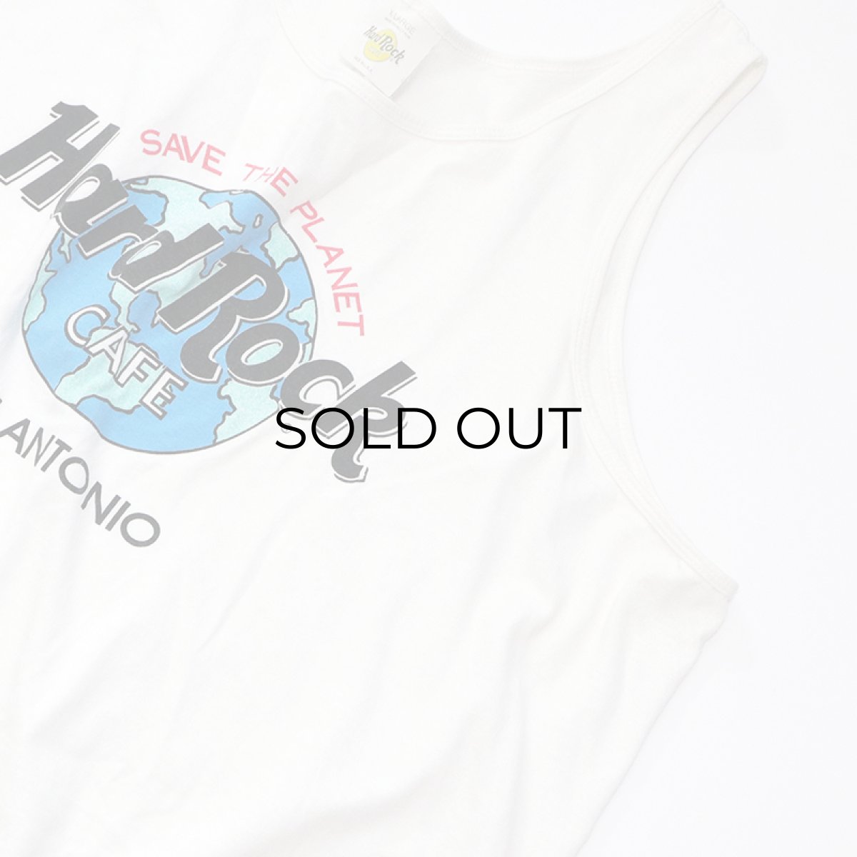 画像4: 80's Hard Rock CAFE COTTON PRINT TANK TOP (4)