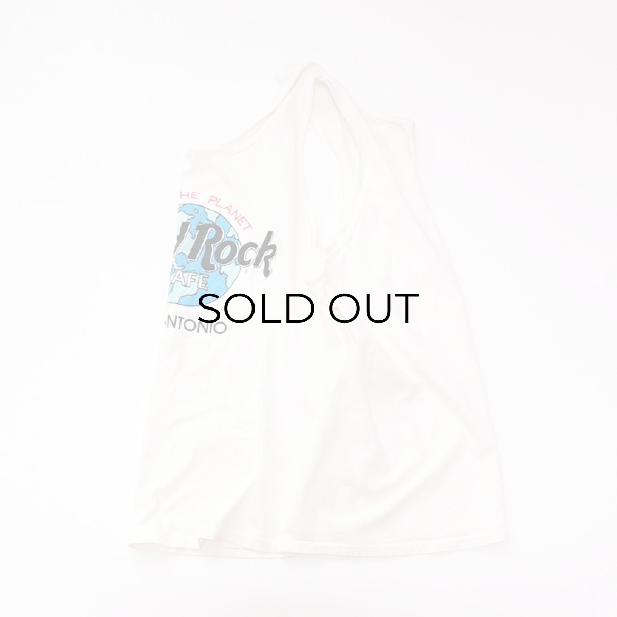 画像2: 80's Hard Rock CAFE COTTON PRINT TANK TOP (2)