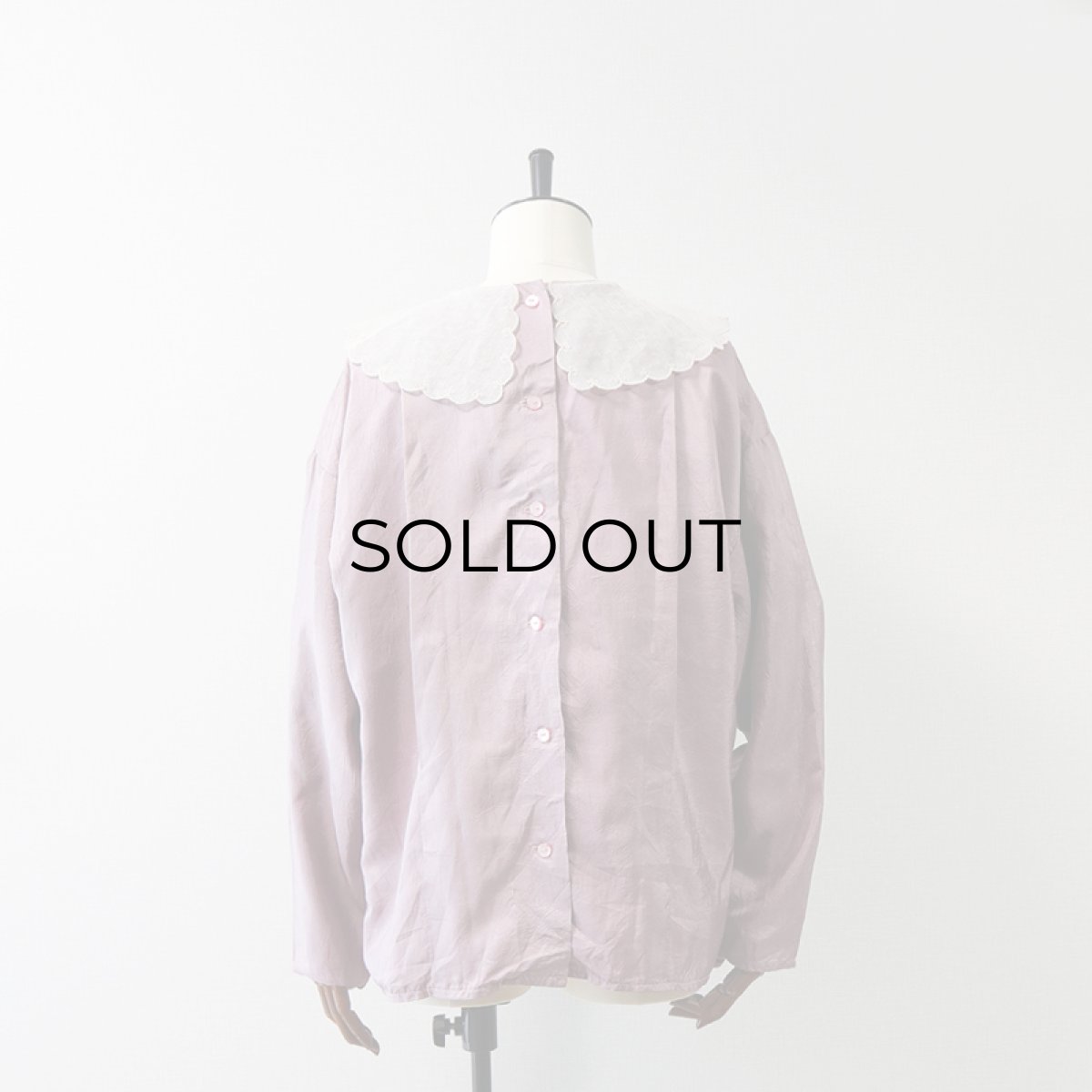 画像10: UNKNOWN BRAND LACE COLLAR BLOUSE (10)