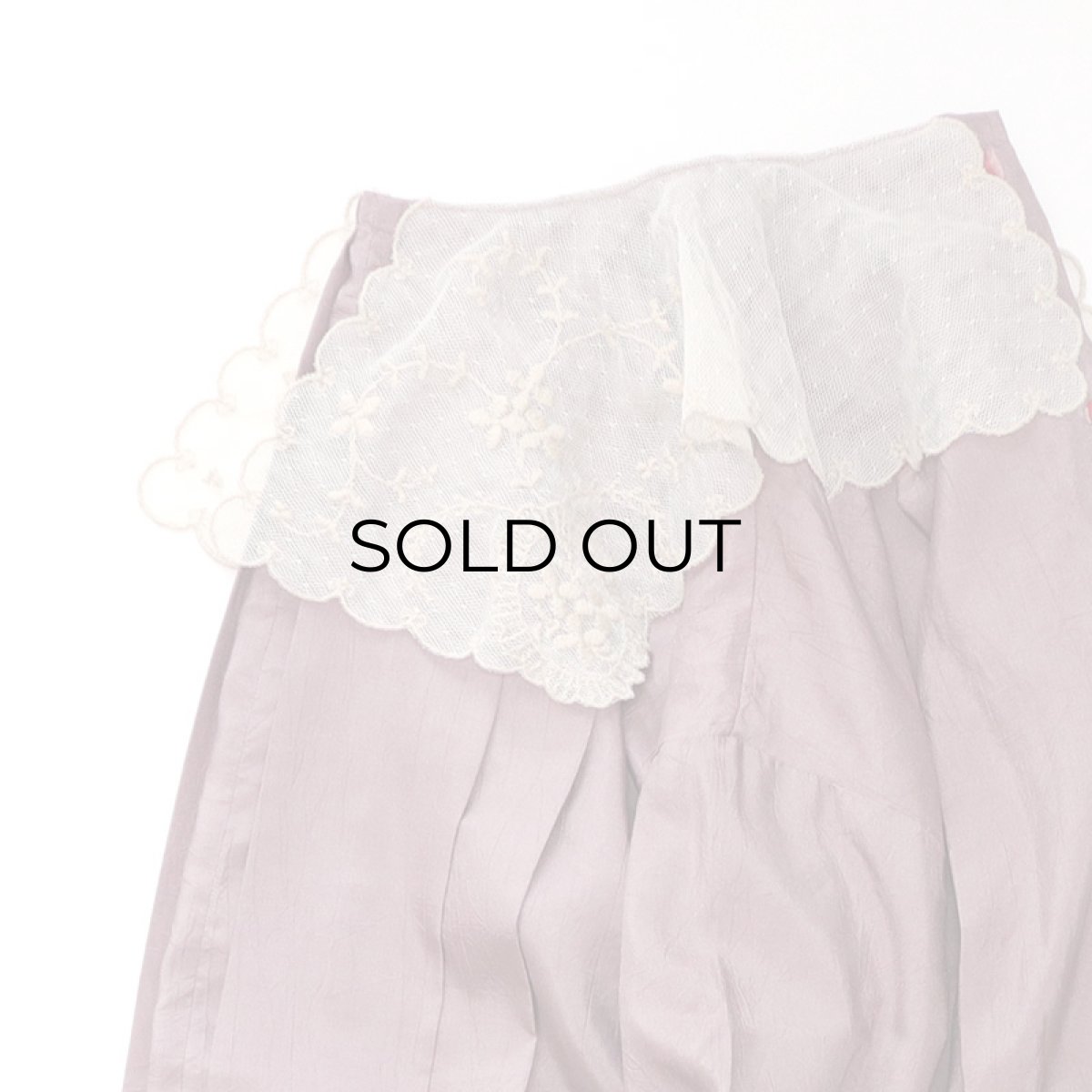 画像6: UNKNOWN BRAND LACE COLLAR BLOUSE (6)