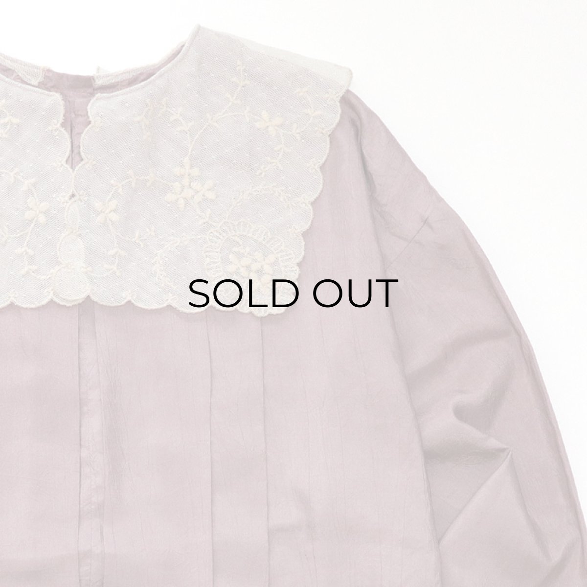 画像4: UNKNOWN BRAND LACE COLLAR BLOUSE (4)